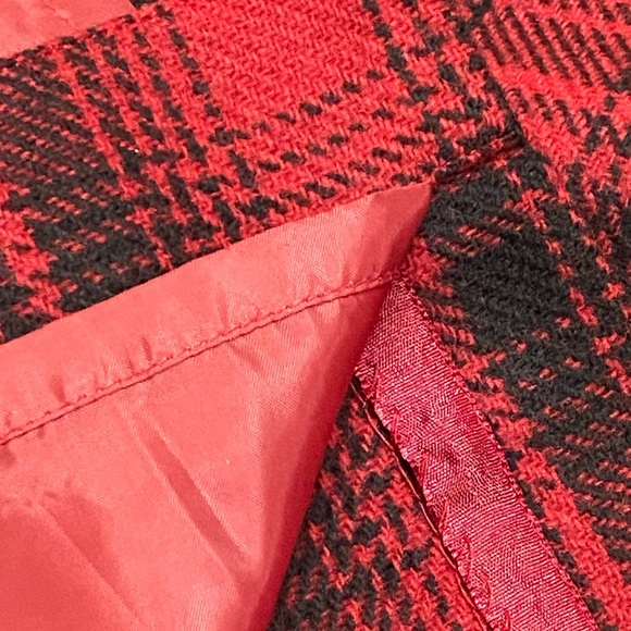 Talbots Petite 4 A-line Wool Plaid Skirt - Picture 11 of 12